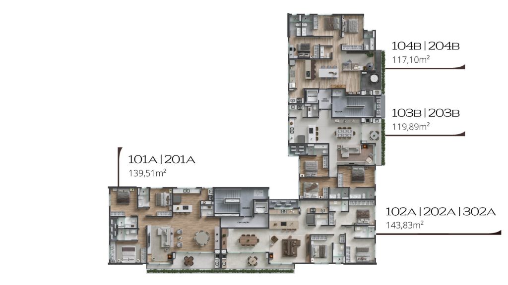 Apartamentos Tipo